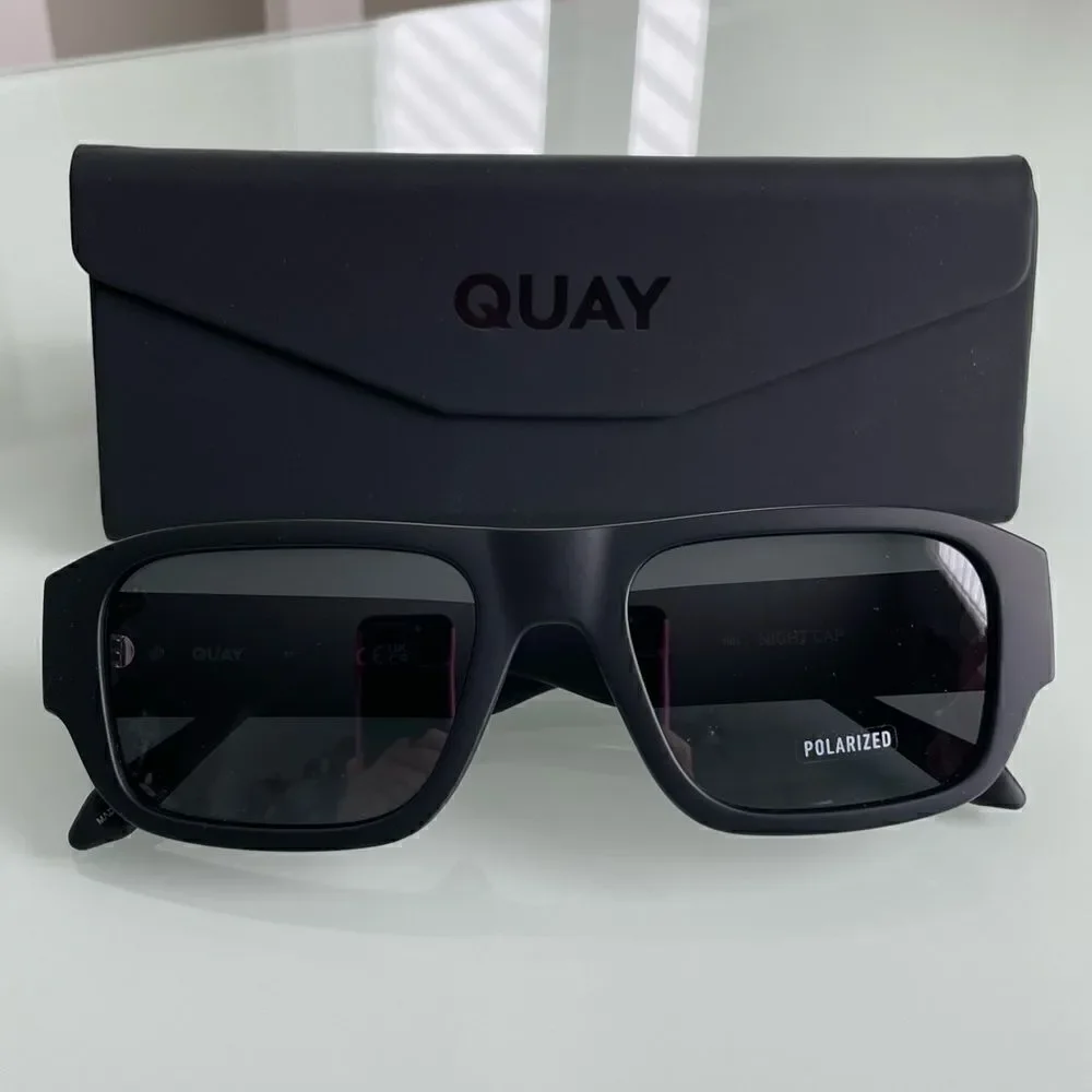 NWT QUAY Men’s Night Cap Polarized Sunglasses